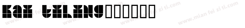 kai tiling字体转换